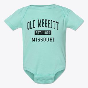 Old Merritt Missouri Classic Established Baby Onesie