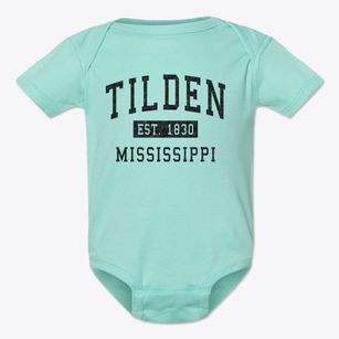 Tilden Mississippi Classic Established Baby Onesie