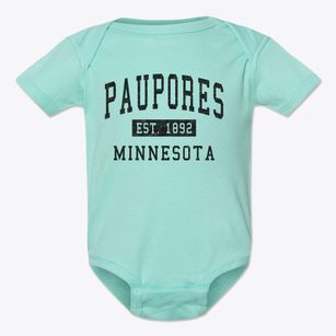 Paupores Minnesota Classic Established Baby Onesie