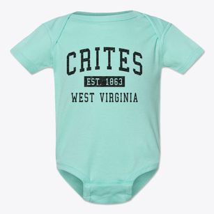 Crites West Virginia Classic Established Baby Onesie