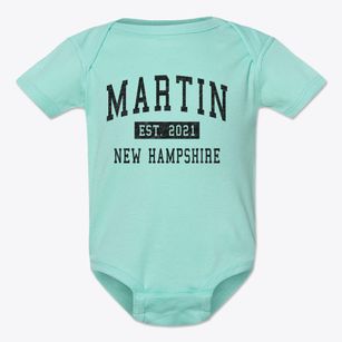Martin New Hampshire Classic Established Baby Onesie