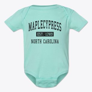 Maplecypress North Carolina Classic Established Baby Onesie