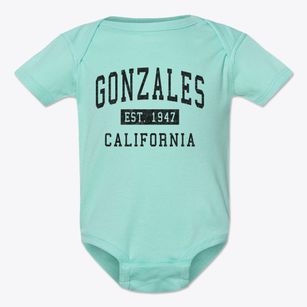 Gonzales California Classic Established Baby Onesie