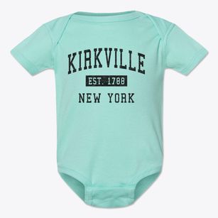 Kirkville New York Classic Established Baby Onesie