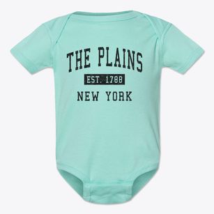 The Plains New York Classic Established Baby Onesie