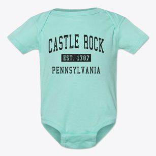 Castle Rock Pennsylvania Classic Established Baby Onesie