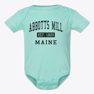 Abbotts Mill Maine Classic Established Baby Onesie