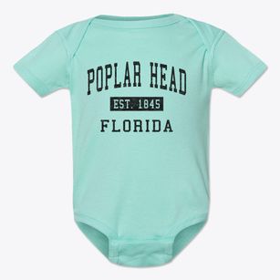 Poplar Head Florida Classic Established Baby Onesie