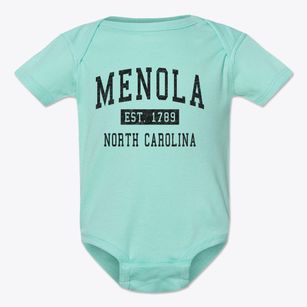 Menola North Carolina Classic Established Baby Onesie
