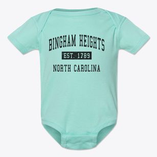 Bingham Heights North Carolina Classic Established Baby Onesie