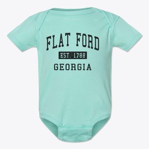 Flat Ford Georgia Classic Established Baby Onesie