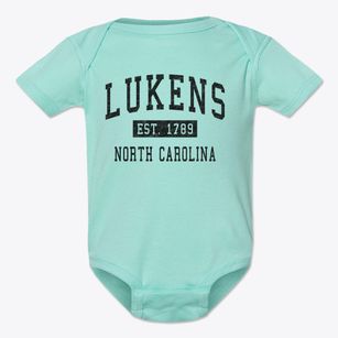 Lukens North Carolina Classic Established Baby Onesie