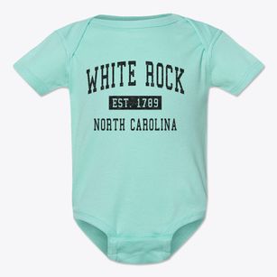 White Rock North Carolina Classic Established Baby Onesie