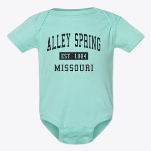 Alley Spring Missouri Classic Established Baby Onesie