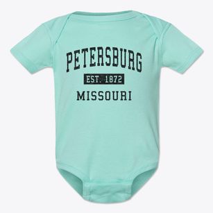 Petersburg Missouri Classic Established Baby Onesie