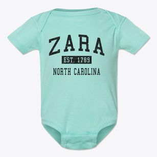 Zara North Carolina Classic Established Baby Onesie