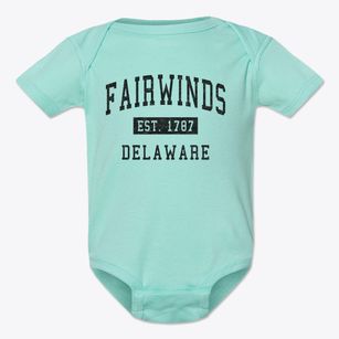 Fairwinds Delaware Classic Established Baby Onesie