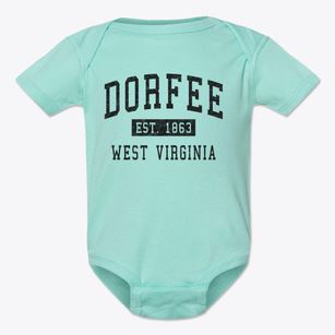 Dorfee West Virginia Classic Established Baby Onesie