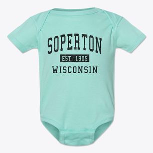 Soperton Wisconsin Classic Established Baby Onesie