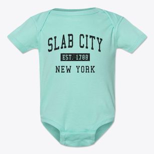 Slab City New York Classic Established Baby Onesie