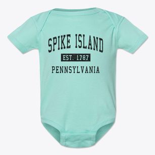 Spike Island Pennsylvania Classic Established Baby Onesie