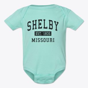 Shelby Missouri Classic Established Baby Onesie
