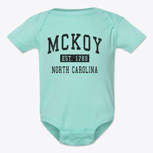 Mckoy North Carolina Classic Established Baby Onesie