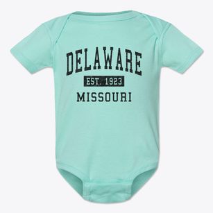 Delaware Missouri Classic Established Baby Onesie