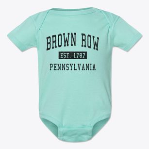Brown Row Pennsylvania Classic Established Baby Onesie