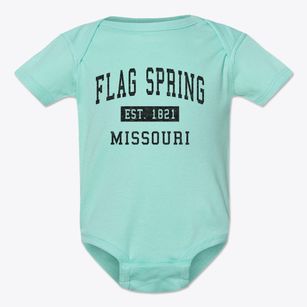 Flag Spring Missouri Classic Established Baby Onesie