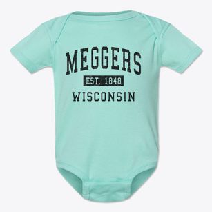 Meggers Wisconsin Classic Established Baby Onesie