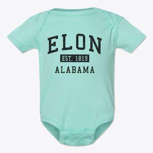 Elon Alabama Classic Established Baby Onesie