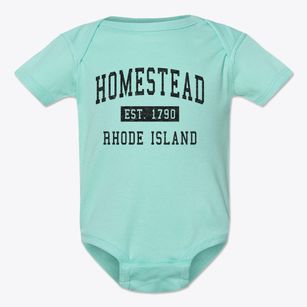 Homestead Rhode Island Classic Established Baby Onesie