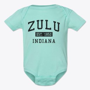 Zulu Indiana Classic Established Baby Onesie