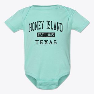 Honey Island Texas Classic Established Baby Onesie