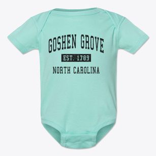 Goshen Grove North Carolina Classic Established Baby Onesie