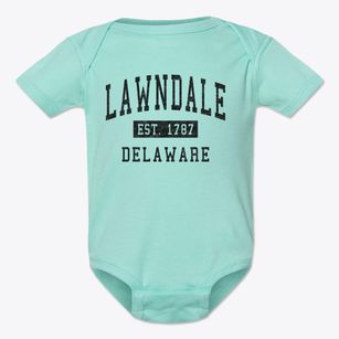 Lawndale Delaware Classic Established Baby Onesie