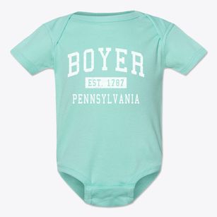 Boyer Pennsylvania Classic Established Baby Onesie