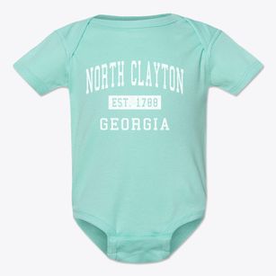 North Clayton Georgia Classic Established Baby Onesie