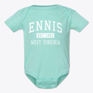 Ennis West Virginia Classic Established Baby Onesie
