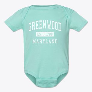 Greenwood Maryland Classic Established Baby Onesie
