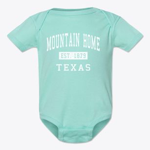 Mountain Home Texas Classic Established Baby Onesie