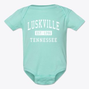 Luskville Tennessee Classic Established Baby Onesie
