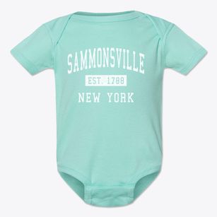 Sammonsville New York Classic Established Baby Onesie