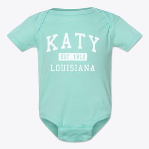 Katy Louisiana Classic Established Baby Onesie