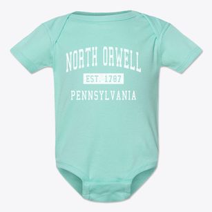 North Orwell Pennsylvania Classic Established Baby Onesie