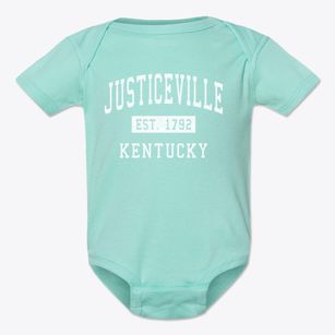 Justiceville Kentucky Classic Established Baby Onesie