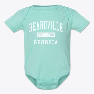 Heardville Georgia Classic Established Baby Onesie