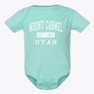 Mount Carmel Utah Classic Established Baby Onesie