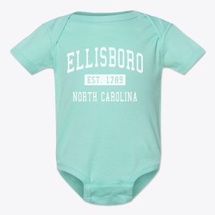 Ellisboro North Carolina Classic Established Baby Onesie
